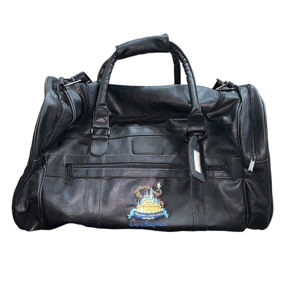 Happiest Celebration on Earth Duffle Bag Walt Disney World Castle Tinker Bell 50 - Picture 1 of 9